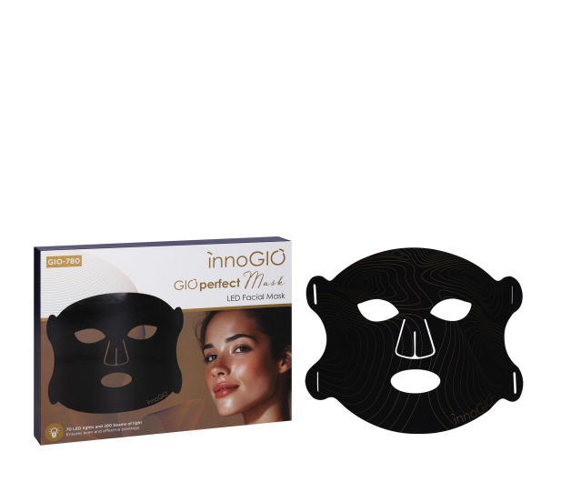 InnoGIO GIOperfect Mask LED GIO-780 - Maska kosmetyczna LED do twarz - 1487275 - zdjęcie 2